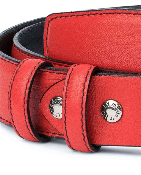 red leather belts for men.